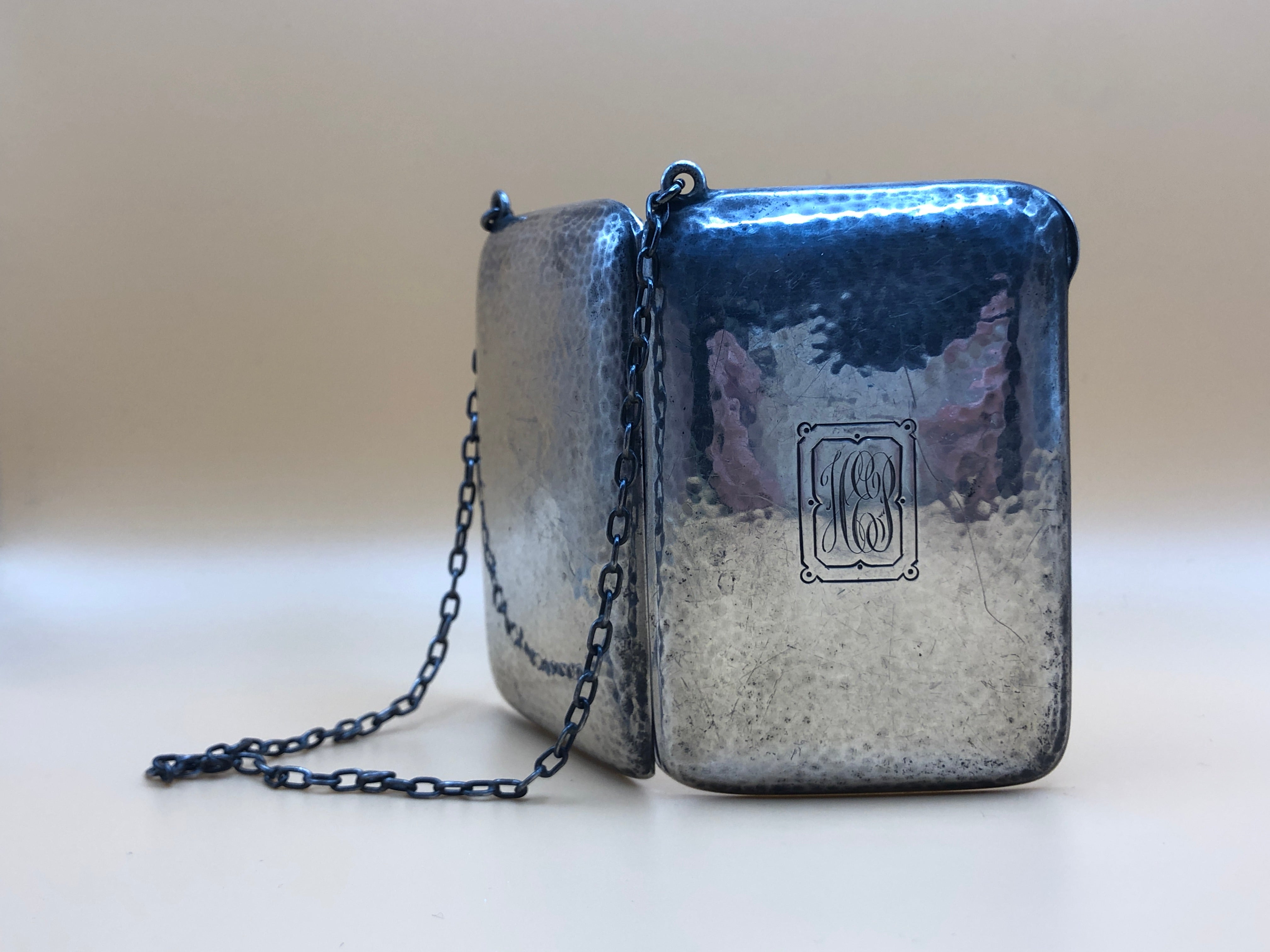Amazing Antique Sterling Silver Coin Purse by Eastwood Park Company,  Leather Lined Art Deco Dance Purse, Gatsby Flapper Bag, Made in USA - Etsy  India